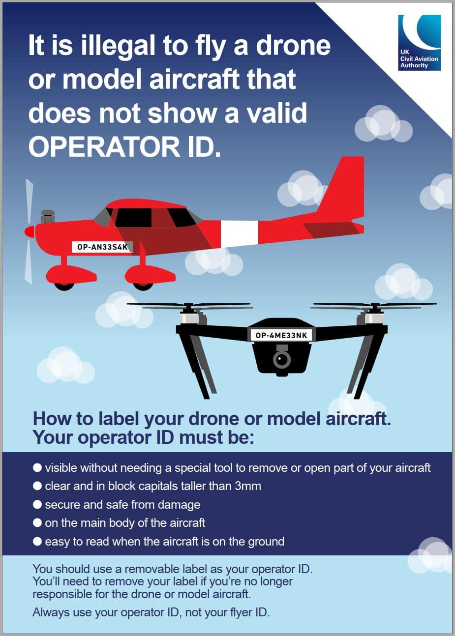 mandatory drone registration scheme from the CAA.