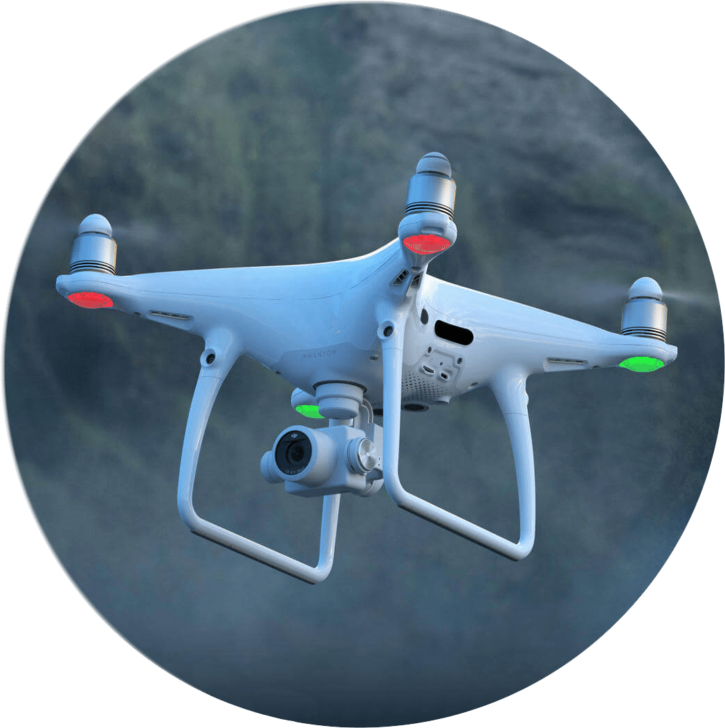 Phantom Drone in flight